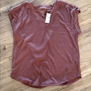 Maurice’s NWT Women's Mauve V-Neck Top